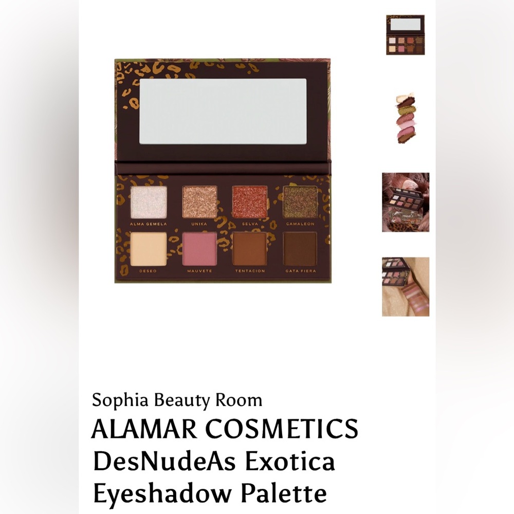 Alamar Cosmetics DesNudeAs Exotica Eyeshadow Palette